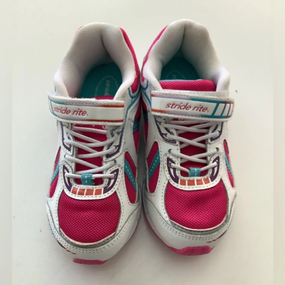 NWOT Stride Rite Kids' Pink and White Sneakers Sadi 11.5